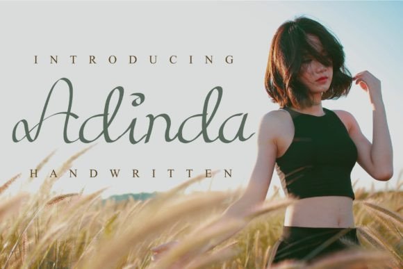 Adinda: A Playful Handwritten Script Font