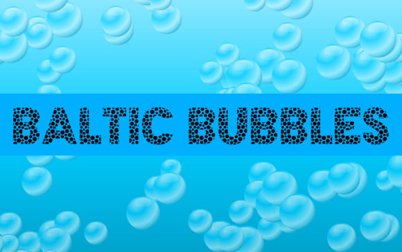 Baltic Bubbles: A Creative and Cool Decorative Font