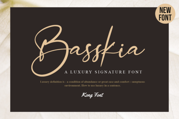Basskia: A Playful Handwritten Script for Creative Projects