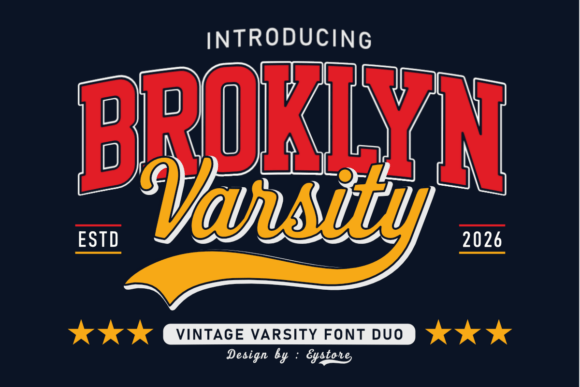 Brooklyn Varsity: A Timeless Font for Modern Design