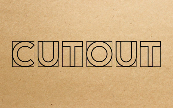 Cut Out: A Bold and Versatile Display Font for Creative Expression