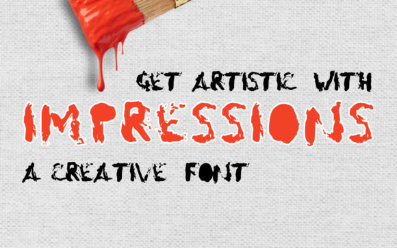 Impressions: A Dark and Creepy Display Font
