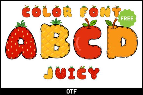 Juicy: A Playful Font for Creative Expression