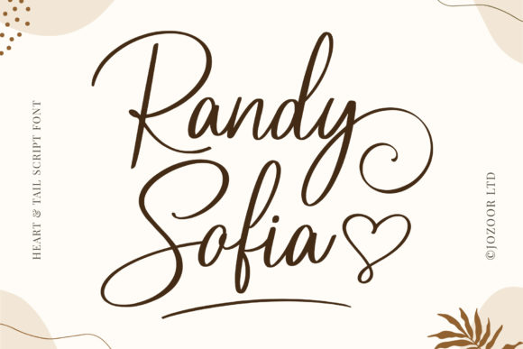 Randy Sofia: A Romantic Calligraphy Typeface for Elegant Designs