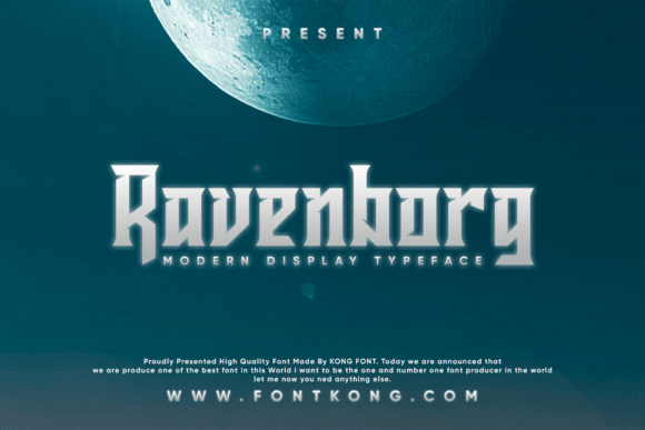 Ravenborg: A Bold Statement in Blackletter Design