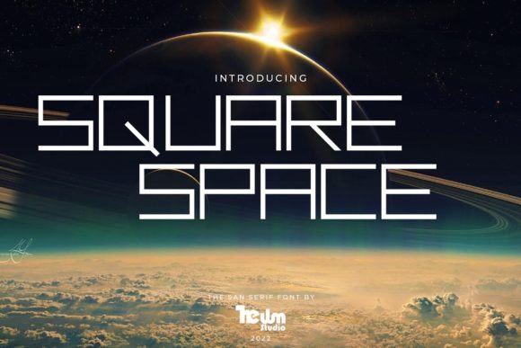 Square Space: A Modern Font for Futuristic Design