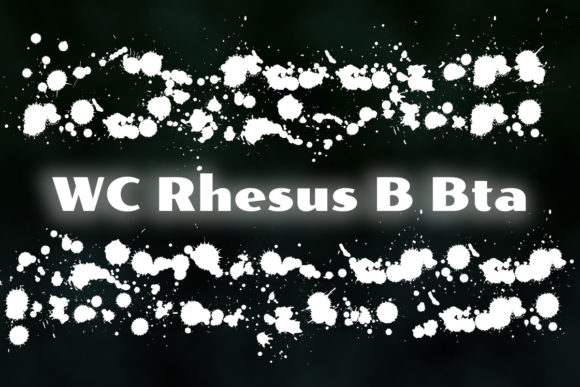 WC Rhesus B Bta: A Bold Dingbat Font for Creative Projects