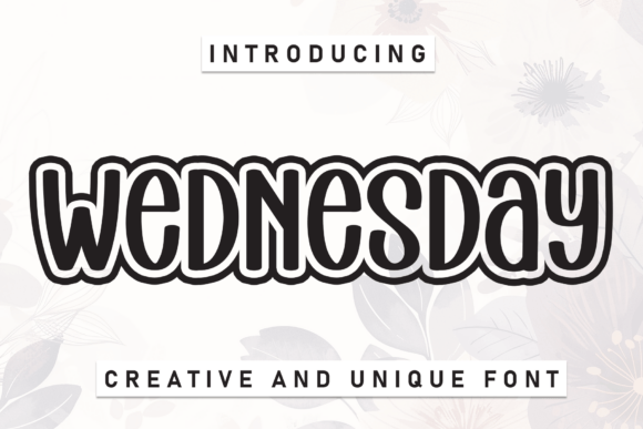Wednesday: A Handwriting-Inspired Typeface